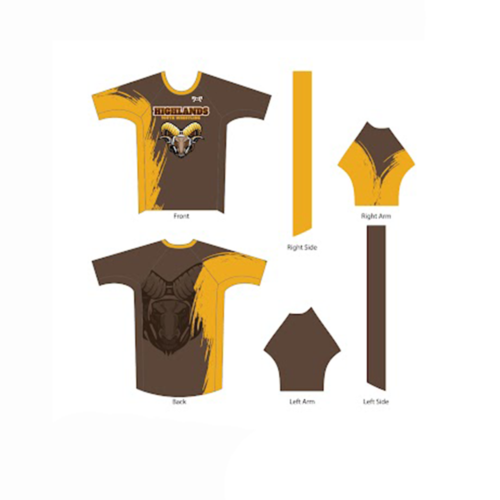 Highlands Youth Wrestling Booster Club Men's Compression Shirt