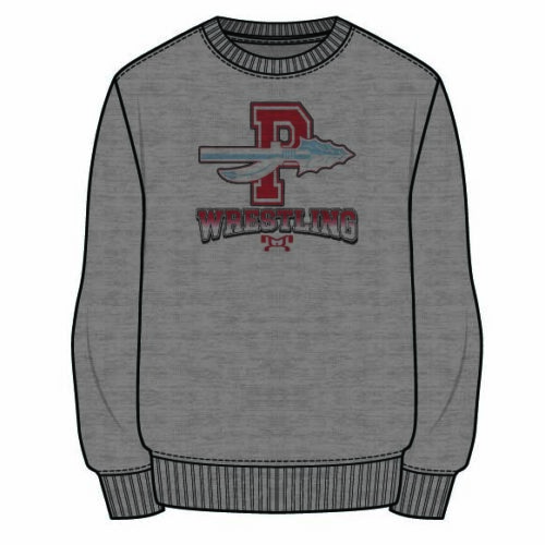 Pennsauken Sublimated Decal Grey Crewneck