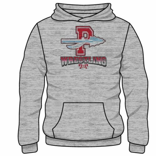 Pennsauken Custom Sublimated Decal Grey Hoodie