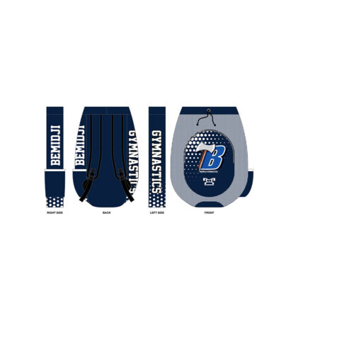 Bemidji Gymnastsics Sublimated Custom Gear Bag