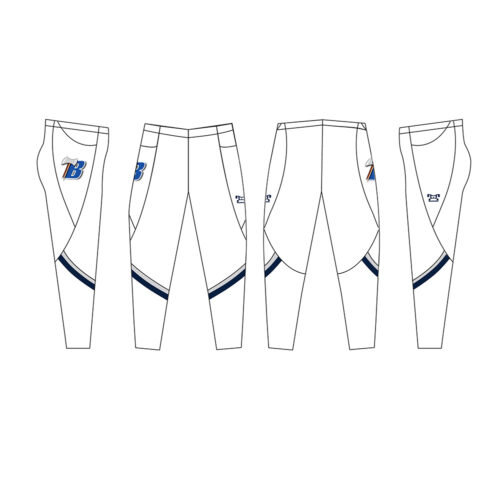 Bemidji Gymnastsics WHITE Custom Full Length Women's Leggings W Pockets