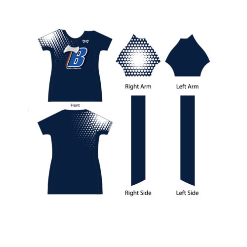 Bemidji Gymnastsics Custom Womens Compression Shirt