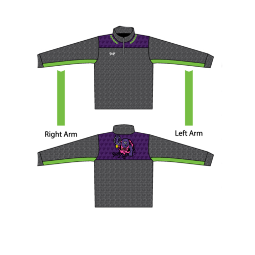 Ragin Raisins Heathered Quarter Zip  (Heathered fabric may vary in color & texture)