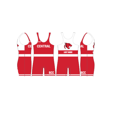 St. Croix Central Red Custom Men's Singlet