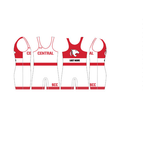 St. Croix Central White Custom Men's Singlet