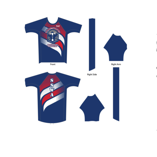 Stars and Stripes Wrestling Academy Custom Compression Shirt