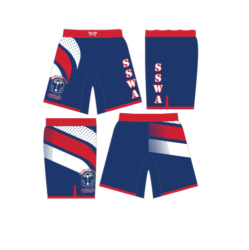 Stars and Stripes Wrestling Academy Custom Fight Shorts