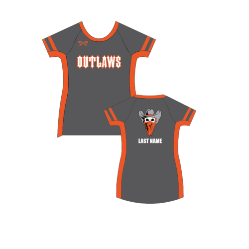 Outlaws Wrestling Custom Womens Compression Shirt