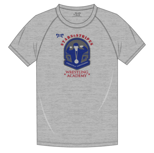 Stars and Stripes Wrestling Academy Custom Sublimated Decal T Shirt