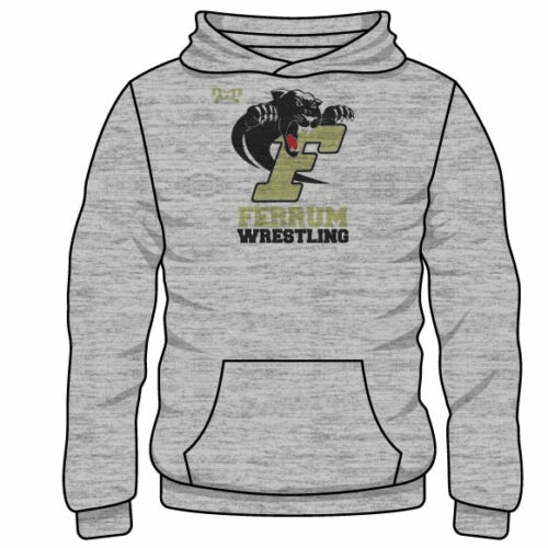 Ferrum College Items Custom Sublimated Decal Grey Hoodie