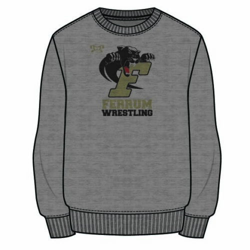Ferrum College Items Sublimated Decal Grey Crewneck