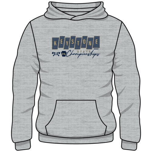 Keystone Championship 2023 Block Custom Grey Hoodie