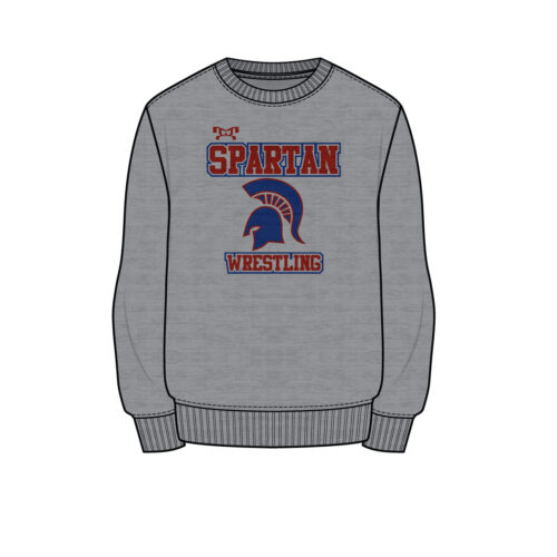 North Schuylkill Sublimated Decal Grey Crewneck