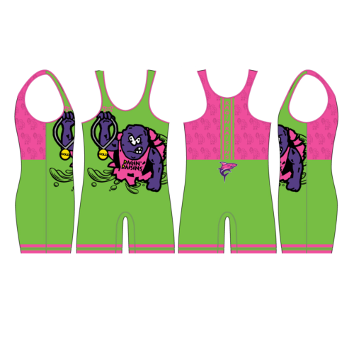 Ragin Raisins Club Green Singlet