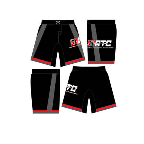 Southern Illinois RTC Custom Black Logo Fight Shorts