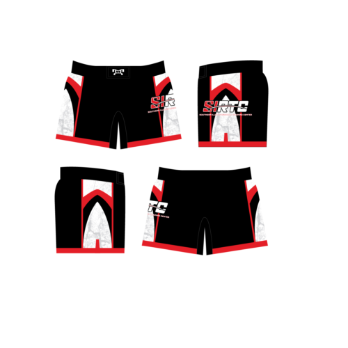 Southern Illinois RTC Women's Black & White Custom Fight Shorts