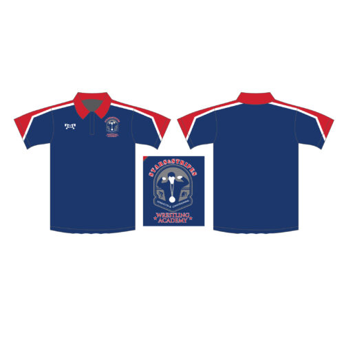 Stars and Stripes Wrestling Academy Custom Polo