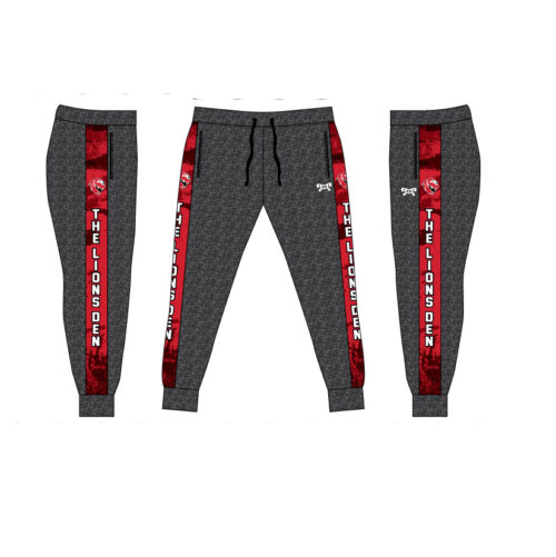 The Lions Den Wrestling Club Custom Joggers