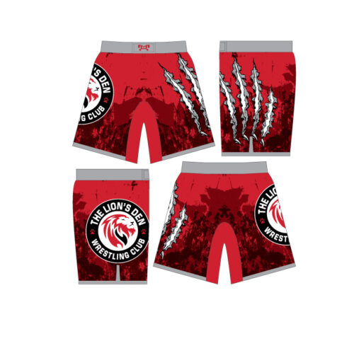 The Lions Den Wrestling Club Fight Shorts