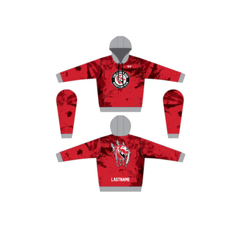 The Lions Den Wrestling Club Sublimated Hoodie