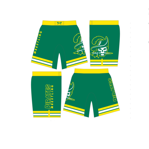 Plainsboro Pirates Custom Big Logo Fight Shorts