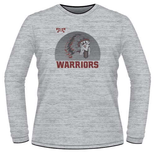 Danville Warriors Custom Sublimated Decal Long Sleeve