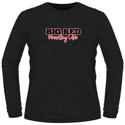 Big Red Wrestling Club Custom Heat Press Black Long Sleeve