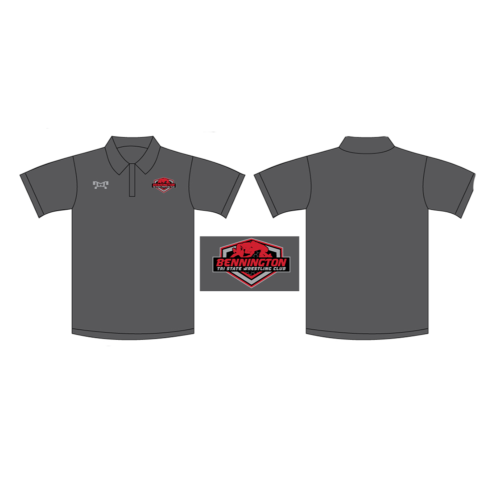 Bennington Tristate Grey Custom Polo Shirt