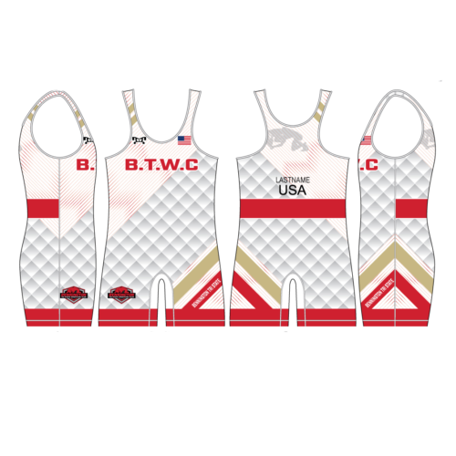 Bennington Tristate RED Custom Singlet