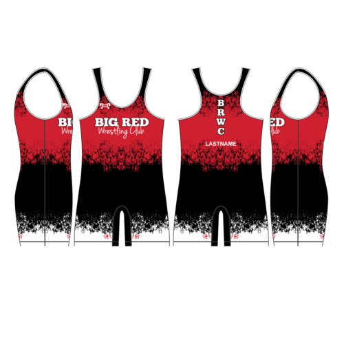 Big Red Wrestling Club Red Wrestling Singlet