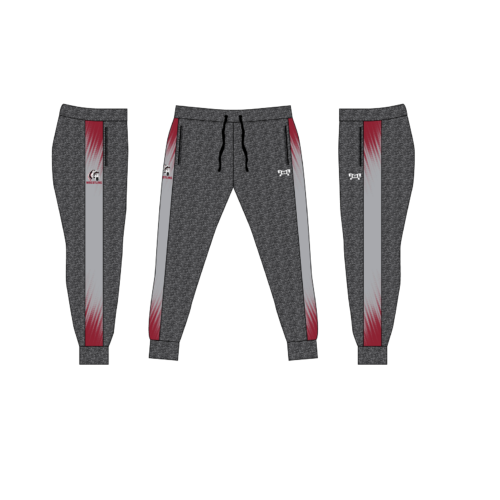 Danville Warriors  Custom Joggers  (Heathered fabric may vary in color & texture)