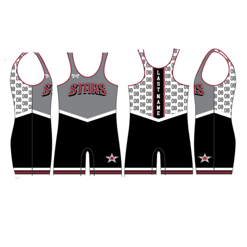 North Stars Youth Men's Black Singlet