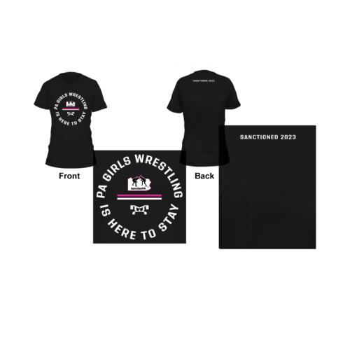 SANCTION PA Custom Black Circle T-Shirt