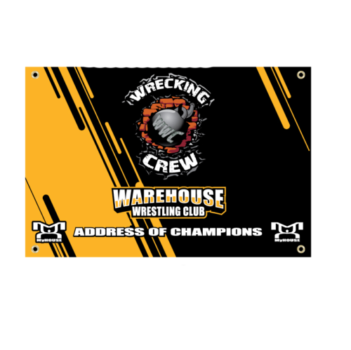 Warehouse Wrestling Club Custom Team Banner