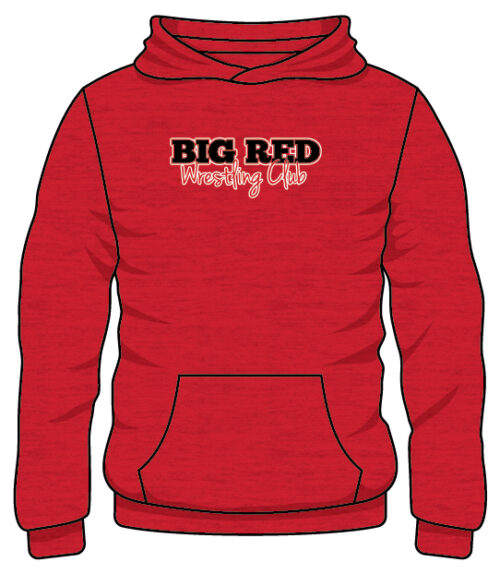 Big Red Wrestling Club Custom Red Hoodie