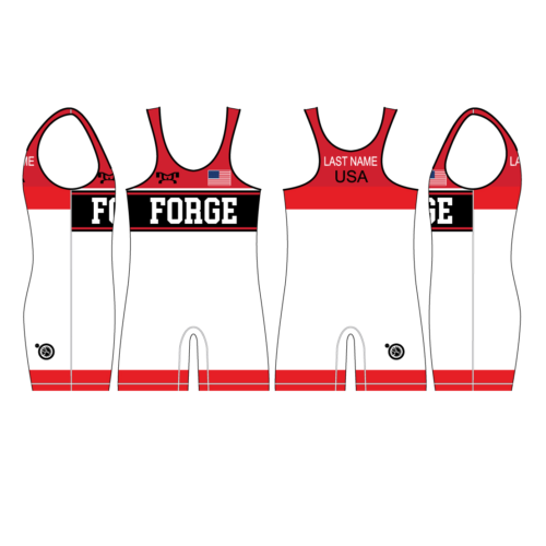 Forge Wrestling Red Men's Singlet