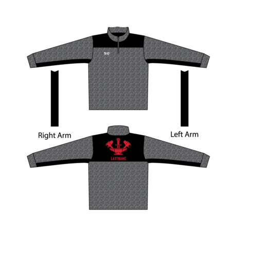 Forge Wrestling Heathered Quarter Zip  (Heathered fabric may vary in color & texture)