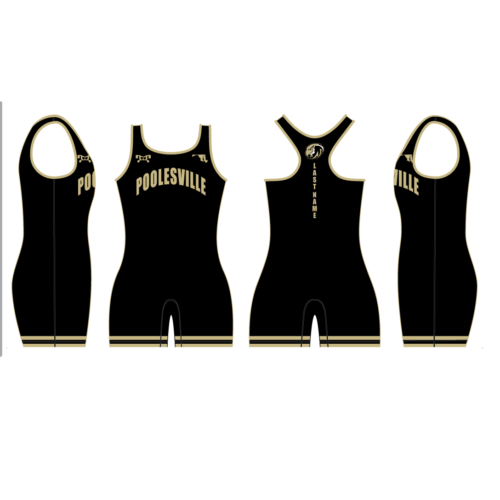 Poolesville Black Custom Women's Singlet