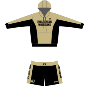 POOLESVILLE Women's Custom Sublimated Hoodie and Fight Short Combo