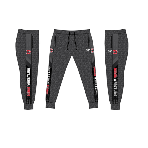 DuBois Wrestling Custom Joggers  (Heathered fabric may vary in color & texture)