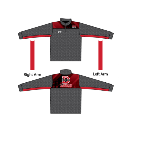DuBois Wrestling Heathered Quarter Zip  (Heathered fabric may vary in color & texture)
