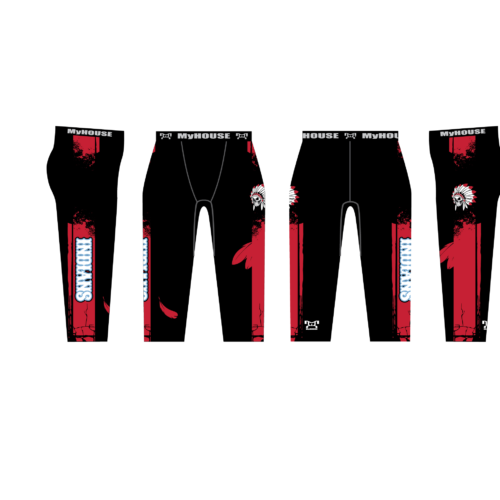 Indians Baseball Black Custom Men's Legging
