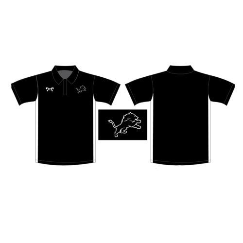 LEO Wrestling Black Custom Polo