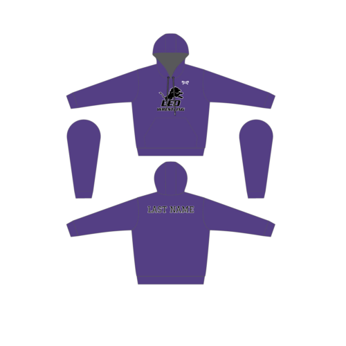 LEO Wrestling Custom Sublimated Hoodie