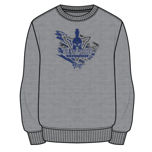 Elite Force Sublimated Decal Grey Crewneck