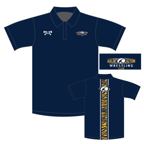ARLINGTON Custom Wrestling Polo Shirt