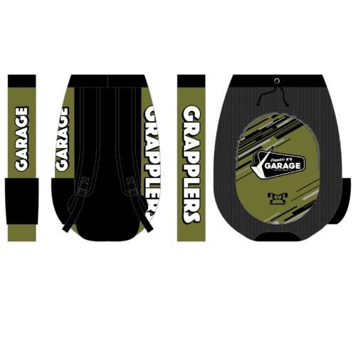 Grapplers Garage Sublimated Custom Gear Bag