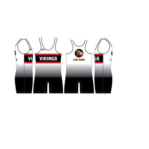 Huntington North White Custom Men's Singlet