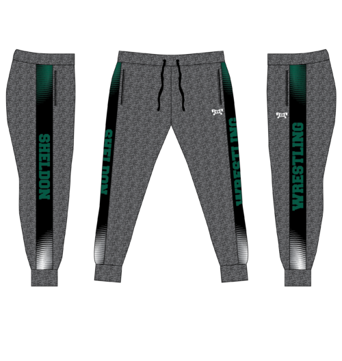 Sheldon High School Custom Joggers  (Heathered fabric may vary in color & texture)