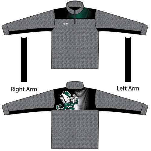 Sheldon High School Heathered Quarter Zip  (Heathered fabric may vary in color & texture)